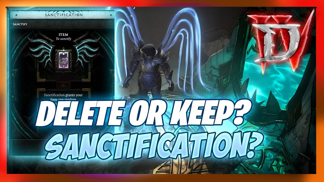 💀Diablo 4 Pros And Cons Discussion What do You think should Happen to sanctification Season 12 🤔