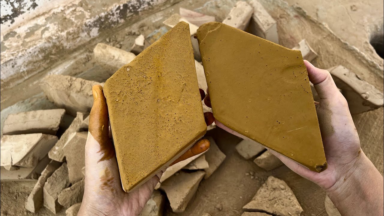 New || Pure Mud dry Floor crumbling ASMR || Super snappy loud sounds