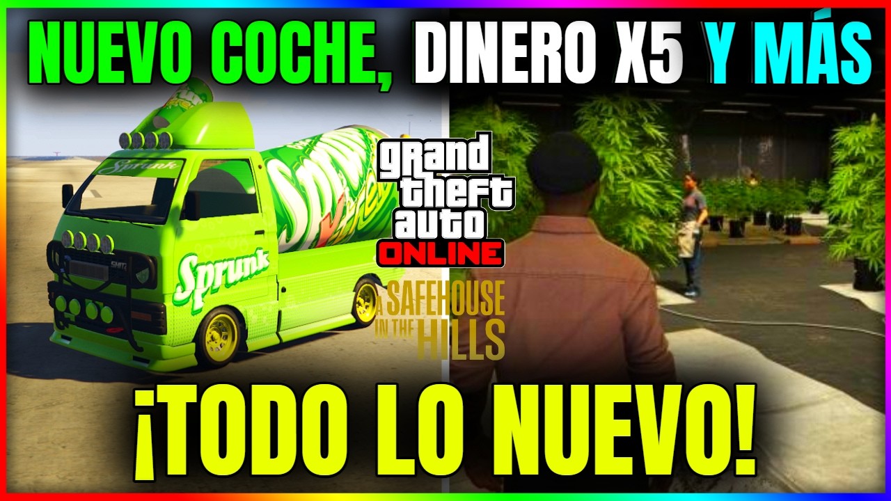 NUEVA ACTUALIZACION GTA5 ONLINE! NUEVO COCHE, DINERO X5... TODO LO QUE LLEGA! DESCUENTOS Y MUCHO MAS