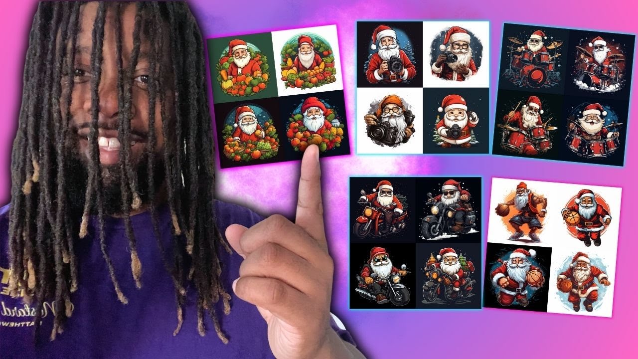 6-Figure HOLIDAY SALES! Midjourney AI T Shirt Design Ideas. (7 Niches Explained)