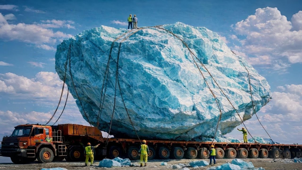 Giant Loader Lifts World’s Biggest Rock Into Massive Truck