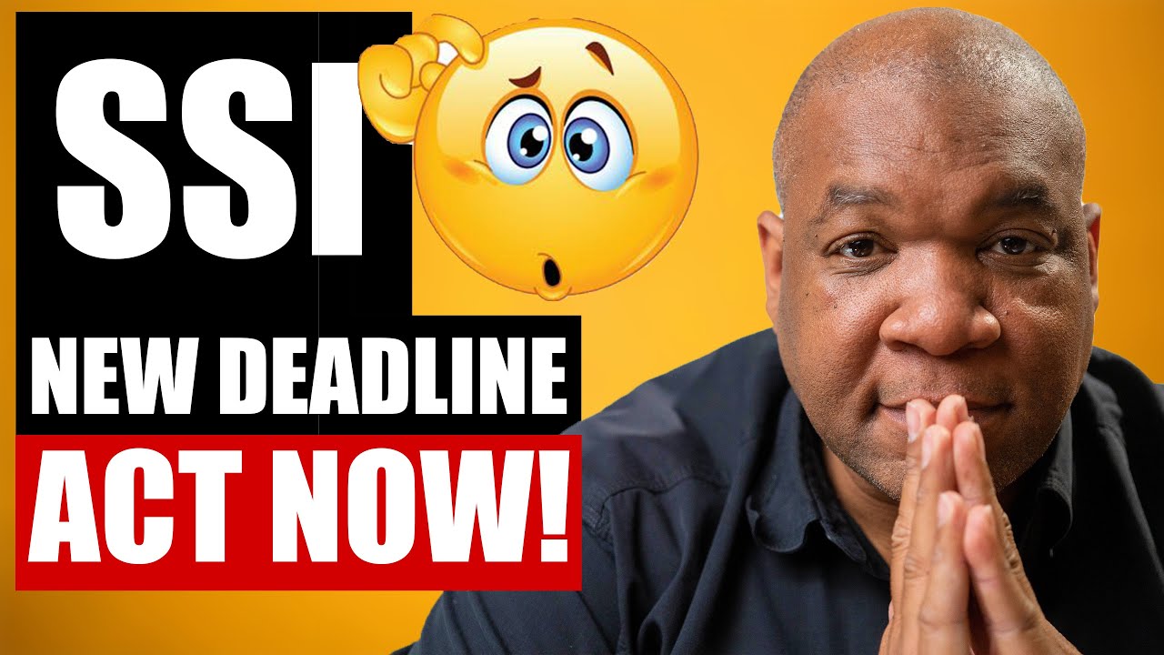 Stimulus Check Update | SSI NEW DEADLINE ACT NOW