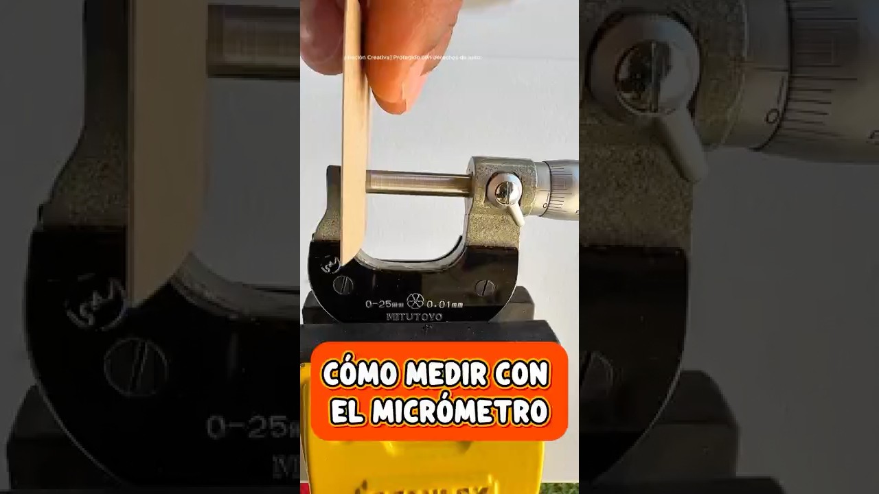 As&iacute; se aclara el dilema &iquest;Micr&oacute;metro complicado? #DIY #Micr&oacute;metro #Precisi&oacute;n #Herramientas