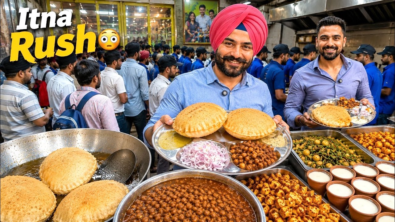 North India&rsquo;s Best Chole Bhature? Punjab&rsquo;s Award-Winning Legend | Punjab Street Food | Street Food