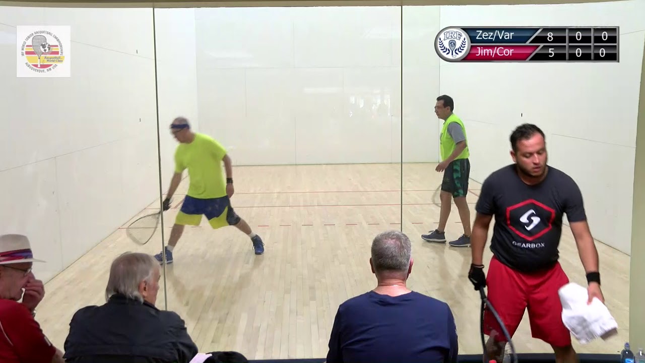 2017 IRF Racquetball Senior World Championships - 35+ Mens Doubles - MEX/IND vs USA/MEX