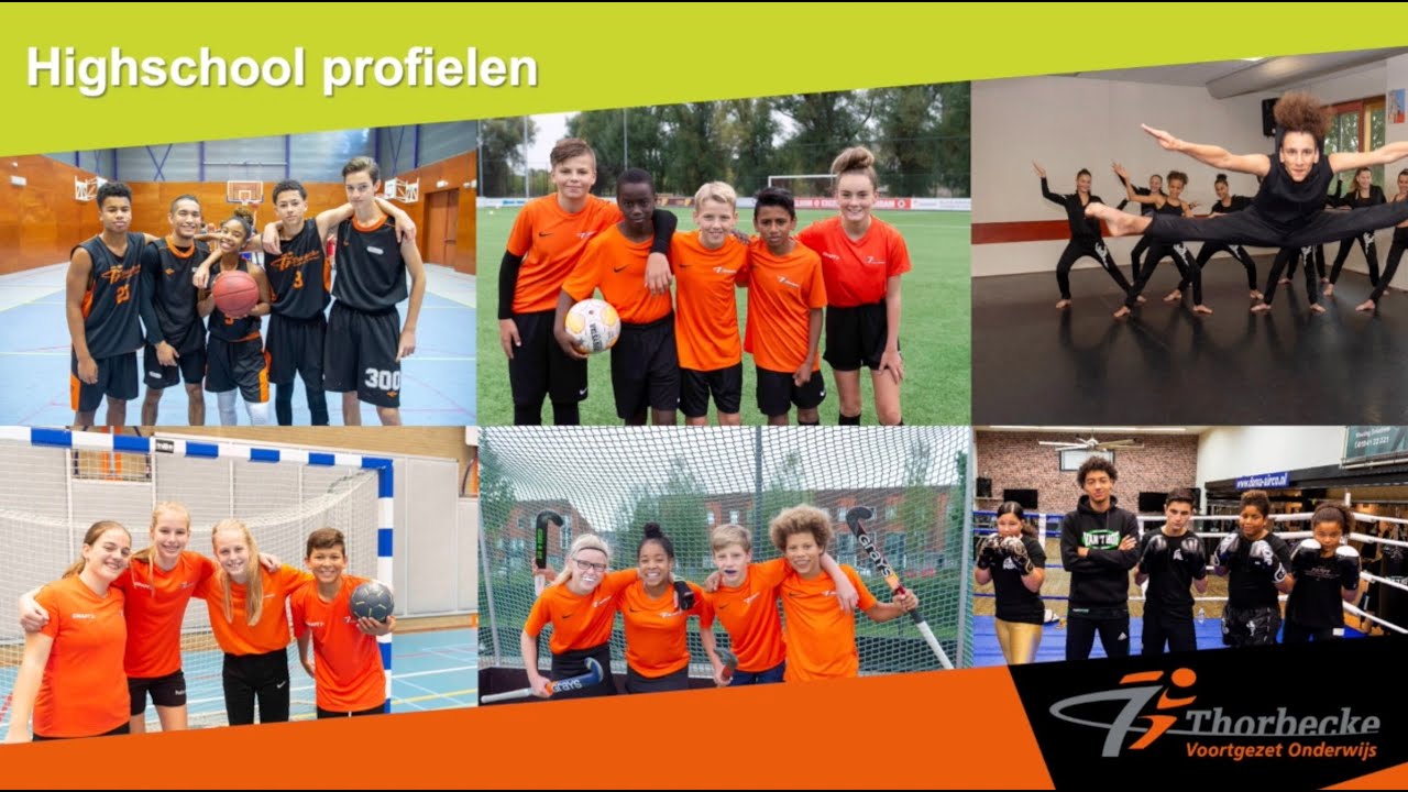 Highschool Profielen op Thorbecke vmbo met Sport & Dans