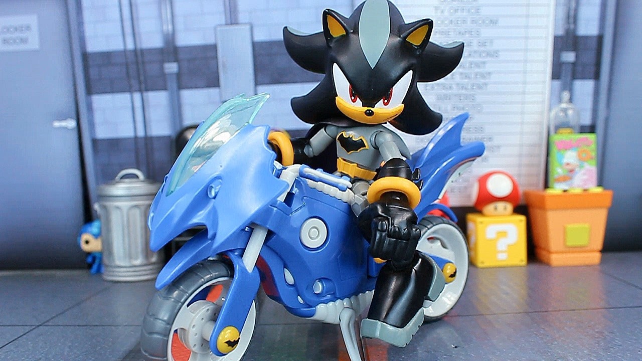 Обзор игрового набора Jakks Pacific Shadow And Batcycle!