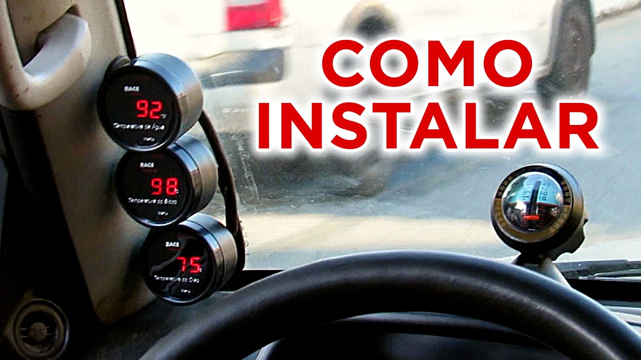 Como INSTALAR e CALIBRAR de forma CORRETA sensor de TEMPERATURA da Água, Bloco do Motor e Óleo