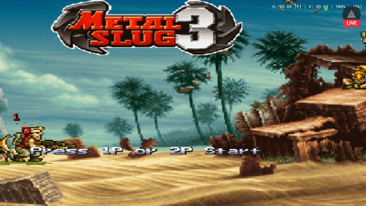 Metal Slug 3 (Europe)(PS2) - inicio