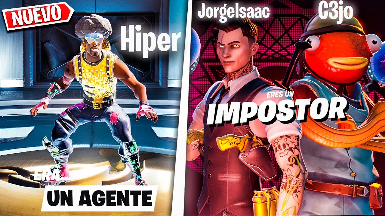 FUNAMOS A HIPER y ENGAÑO A TODOS en IMPOSTORES con STREAMERS de FORTNITE – JorgeIsaac115
