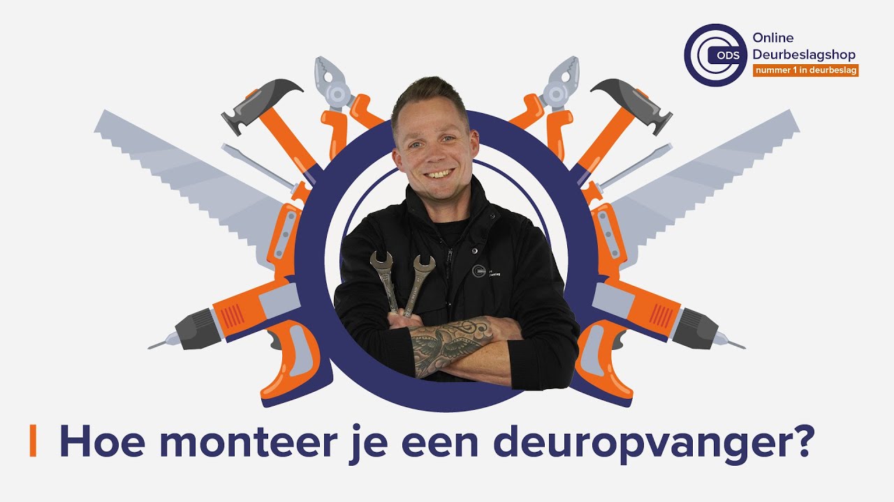 Hoe monteer je een deuropvanger?