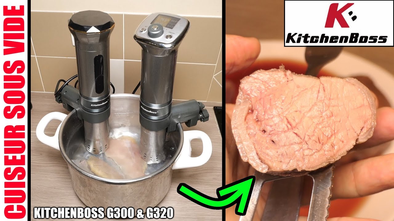 KitchenBoss Cuiseur Sous Vide G300 G320  pour appareil de mise sous vide LIDL SILVERCREST DARTY