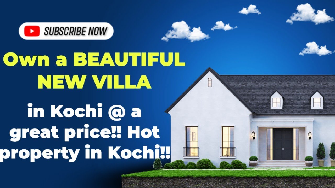 Own a 4 BHK independent villa @ a prime location in Kochi || Beautiful house in Kochi|| Koonamavu||