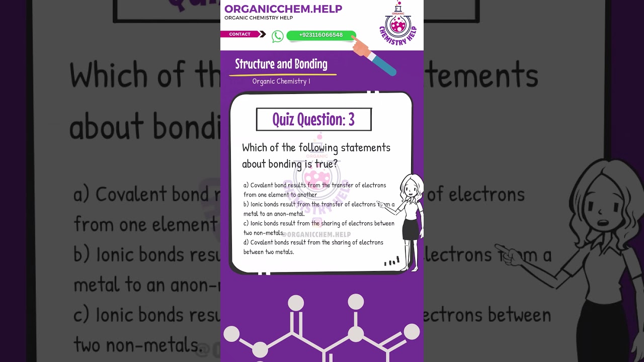 True Statements about bonding- Ionic bond results from the transfer of electrons .......