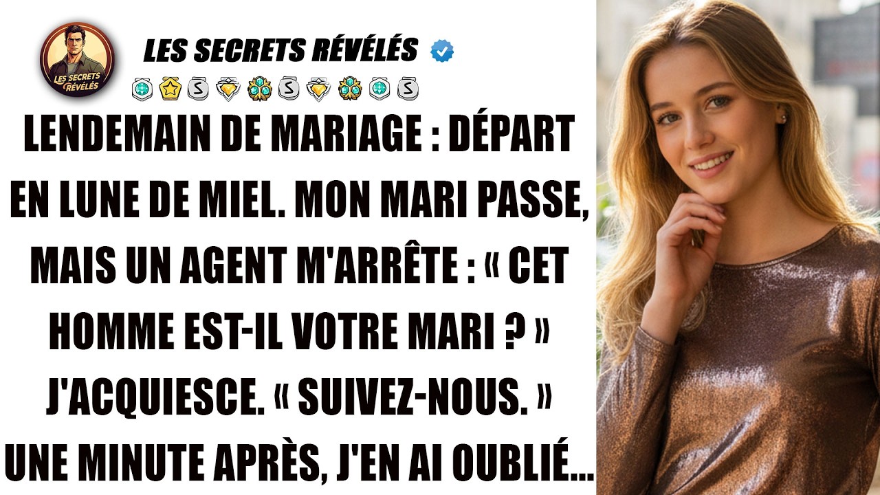 Le lendemain de notre mariage, mon mari et moi devions partir pour notre lune de miel.