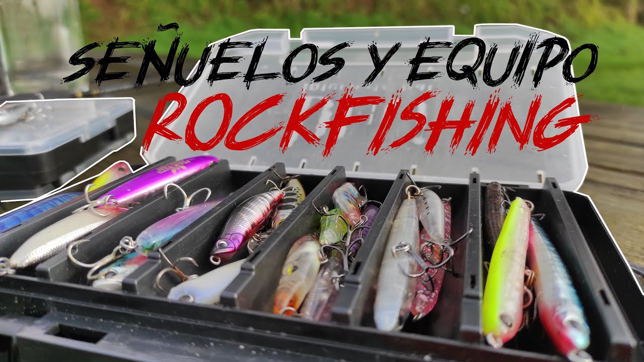 Mis SEÑUELOS y EQUIPO de ROCKFISHING 2021