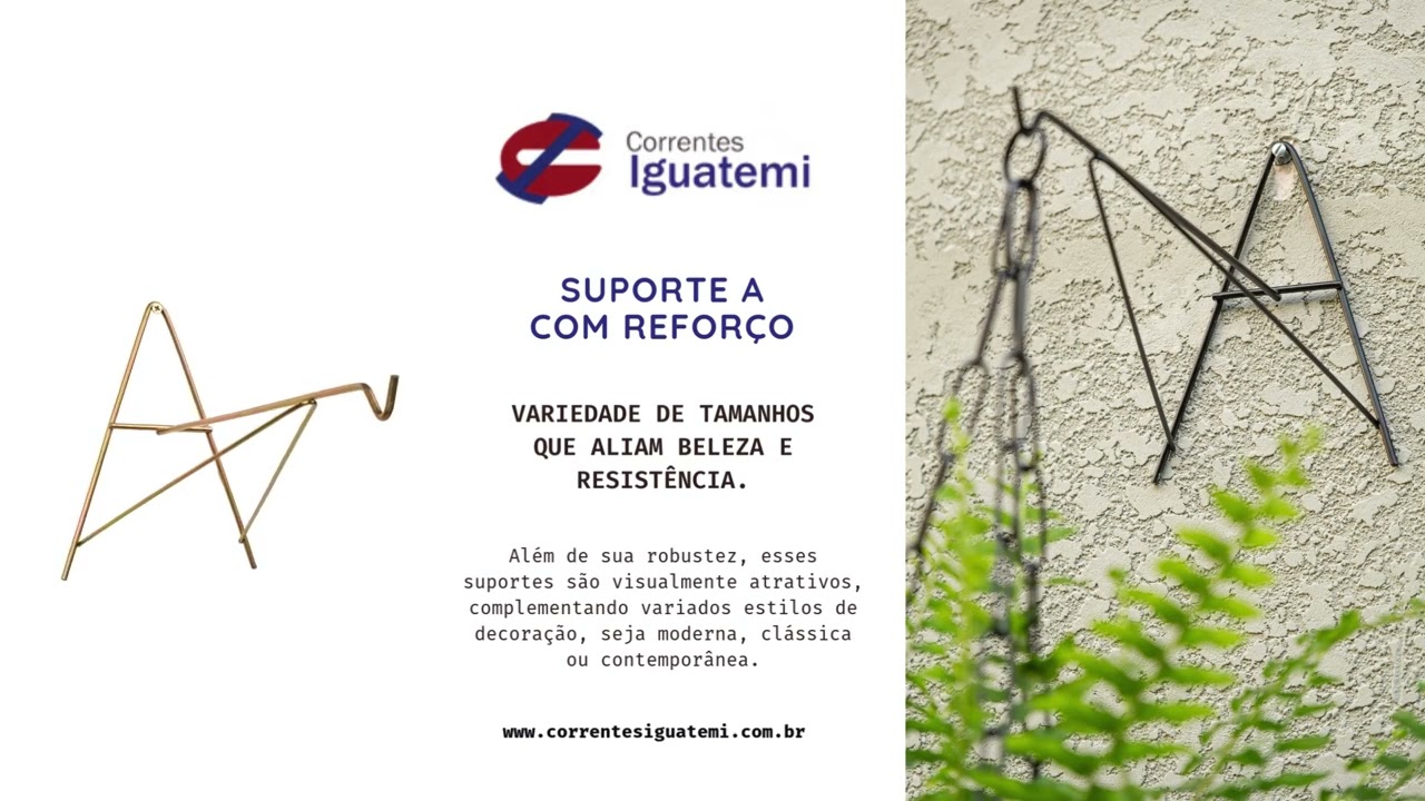 CORRENTES IGUATEMI - LINHA DE SUPORTES PARA VASOS