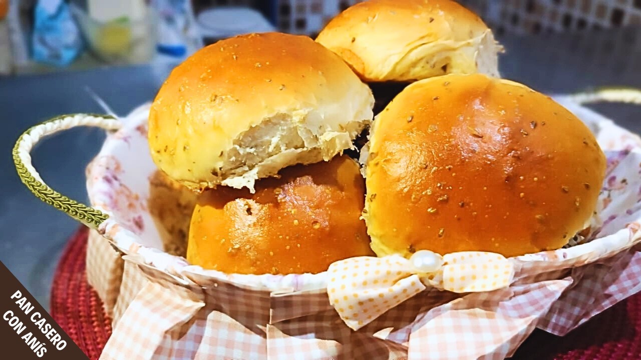 Con levadura seca PAN CASERO CON AN&Iacute;S &ndash; Receta F&Aacute;CIL para Sorprender y Vender