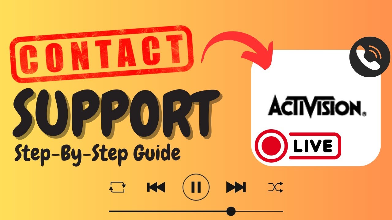 How To Contact Activision Live Support - Full Guide