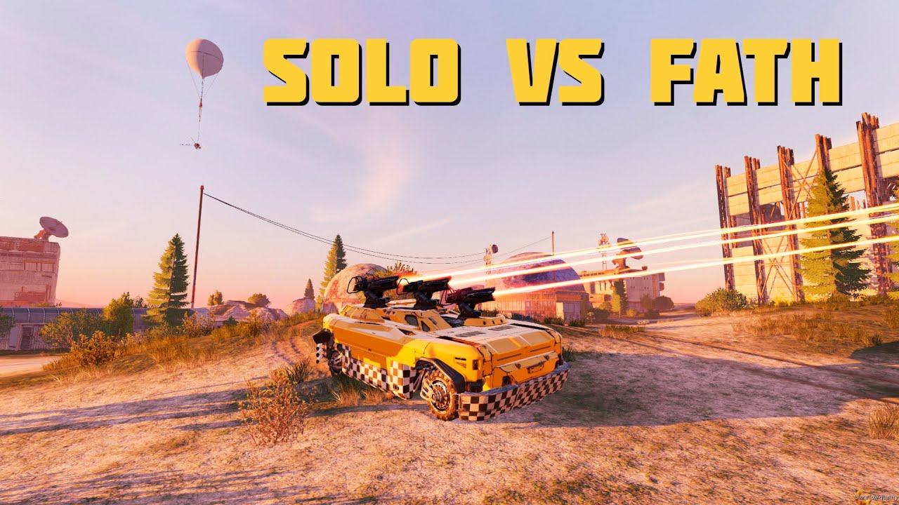SOLO vs FATH🔥1 выстрел = минус аполлон🔥Crossout🔥