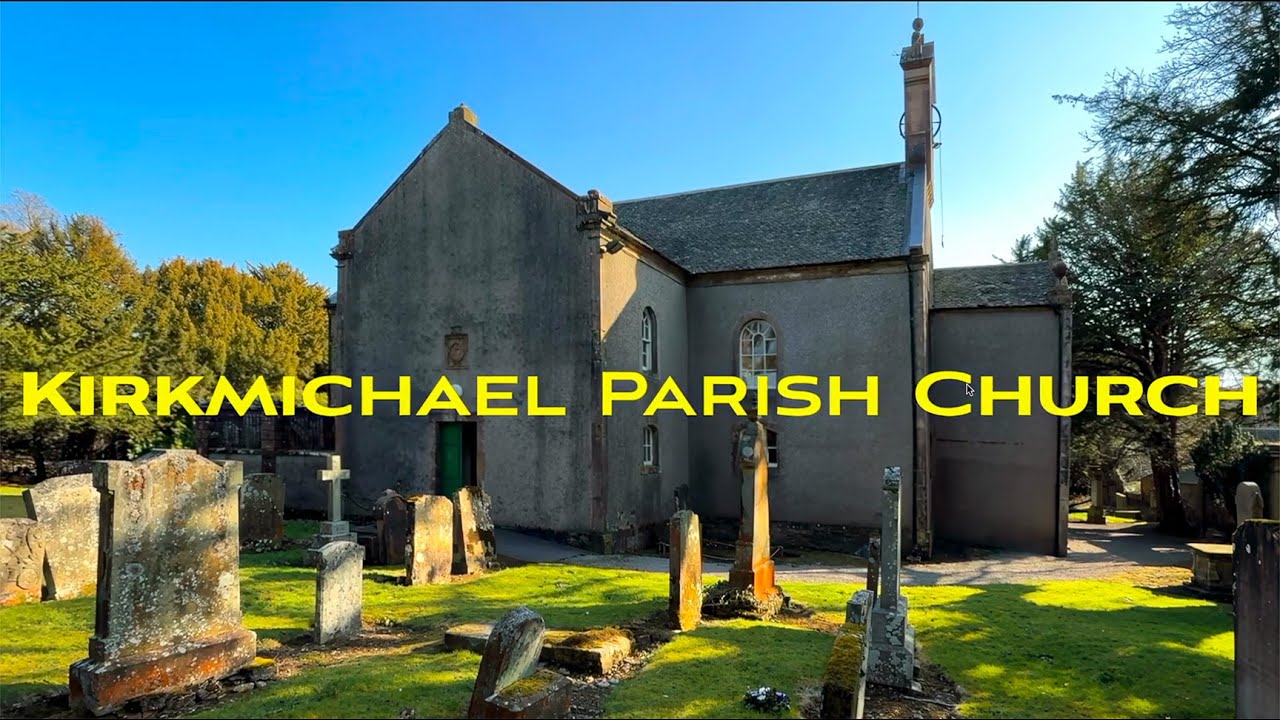 A walk around Kirkmichael Parish Church with the Rev Gerald Jones, (40 year KIRKMICHAEL ministry)