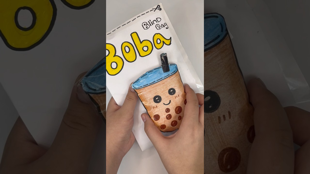 Boba blind bag #subscribe #blindbag #support #unboxing