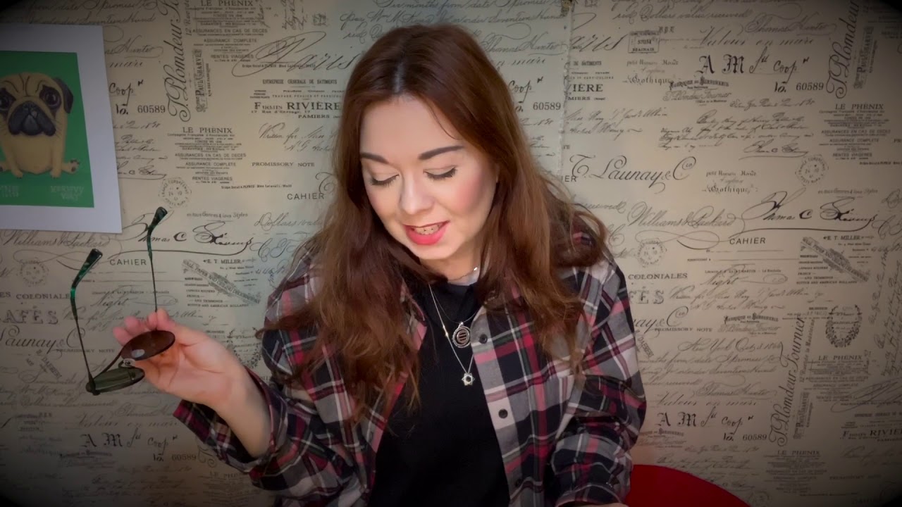 אסמר. משקפי שמש חדשים. Sun glasses junkie ASMR