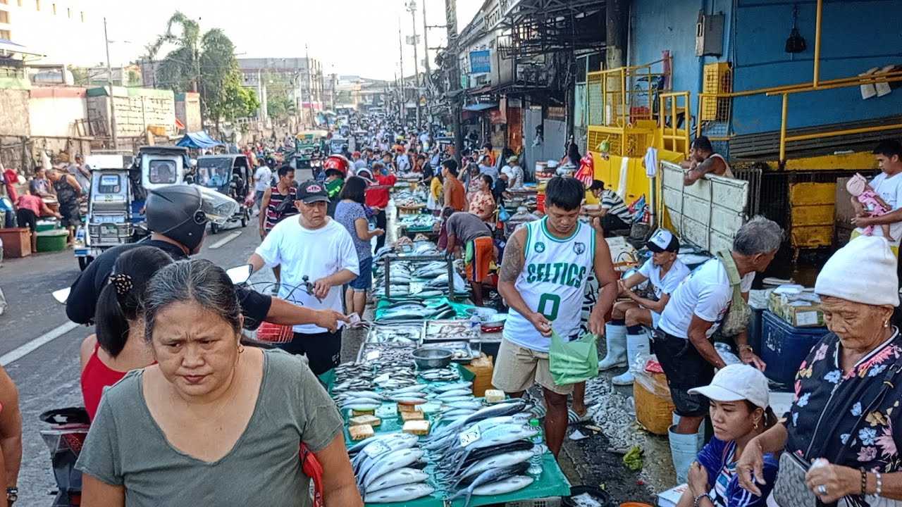 GRABE DAGSA SEAFOODS BAGSAK PRESYO SA MALABON FISH MARKET 