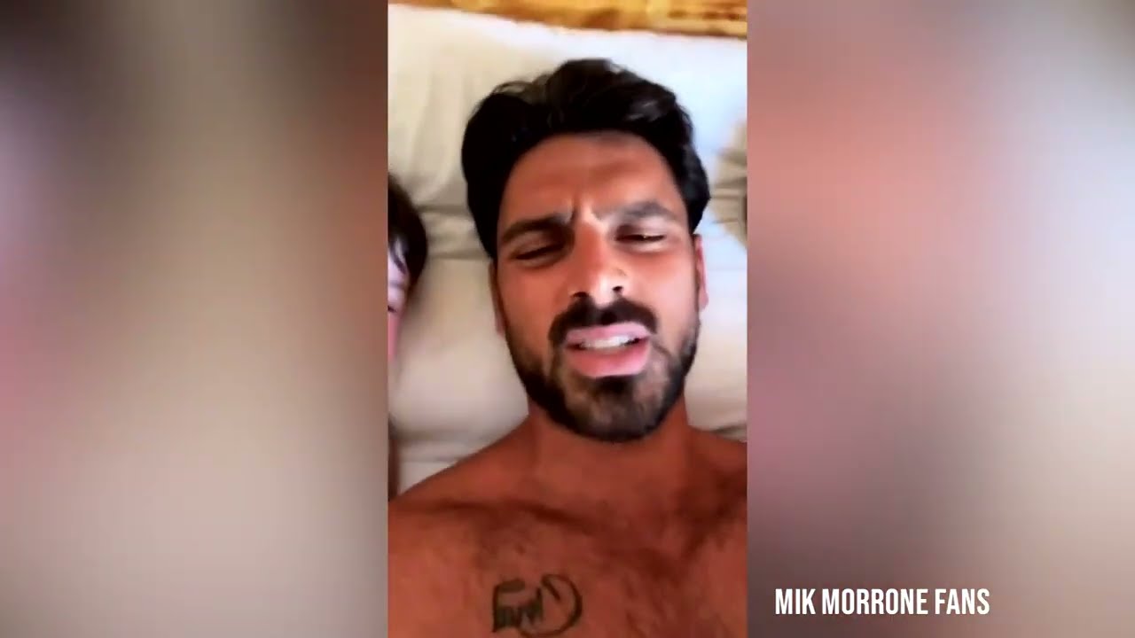 Michele Morrone spending time with his boys