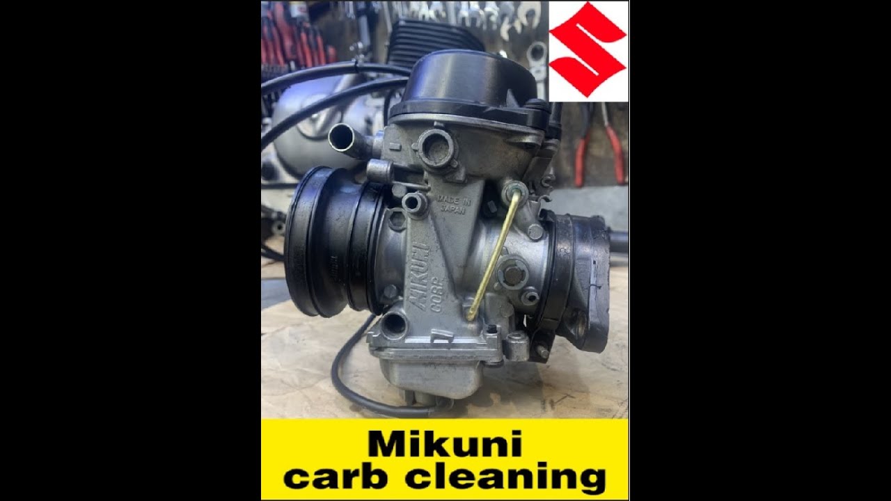 Suzuki DR650 RS Mikuni Carburetor and throttle cleaning