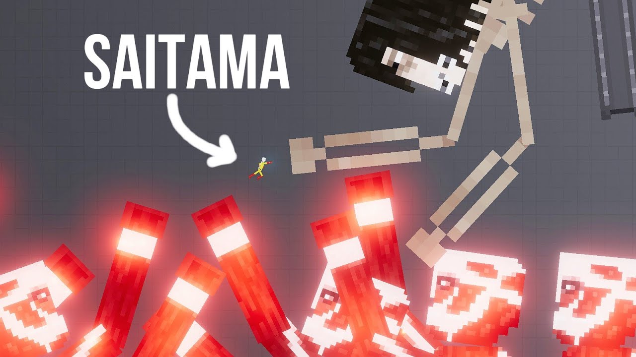 Saitama vs Eren Founding Titan The Rumbling [Zebra Gaming TV] People Playground