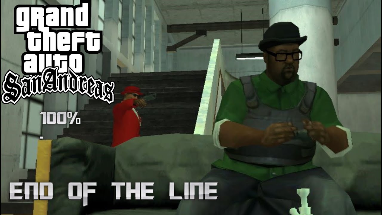 GTA San Andreas 100%||End Of The Line||Gameplay#584||Misión#Final