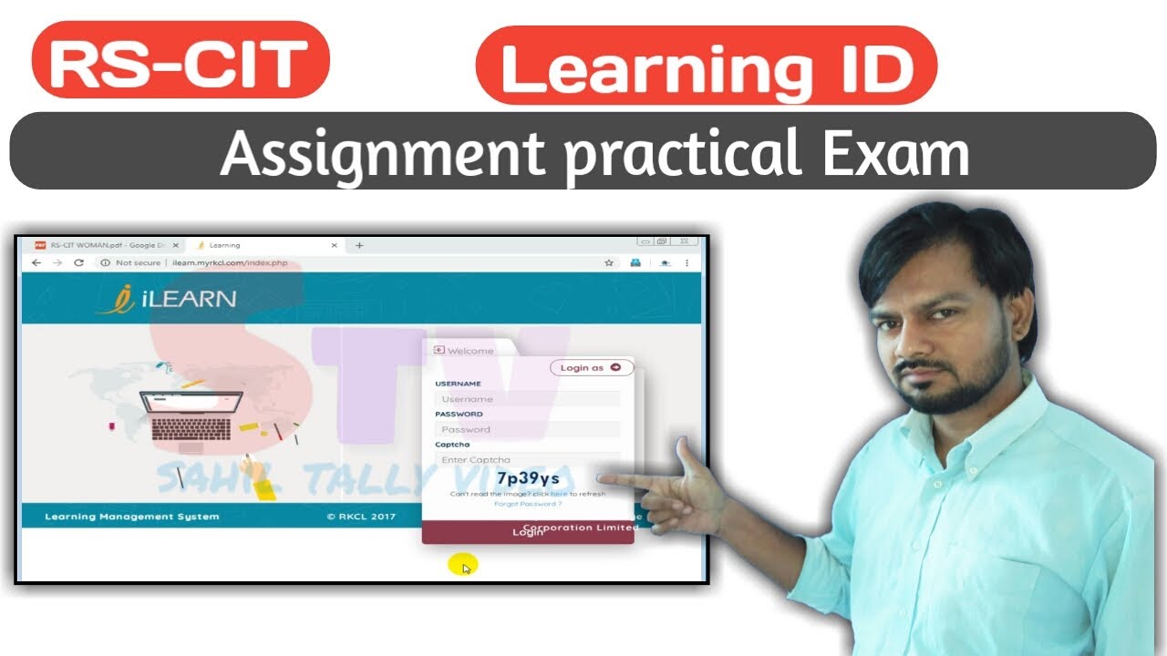 rscit learning Lms assignment||rscit learning id kasie log in kare||rscit practical by sahil sir
