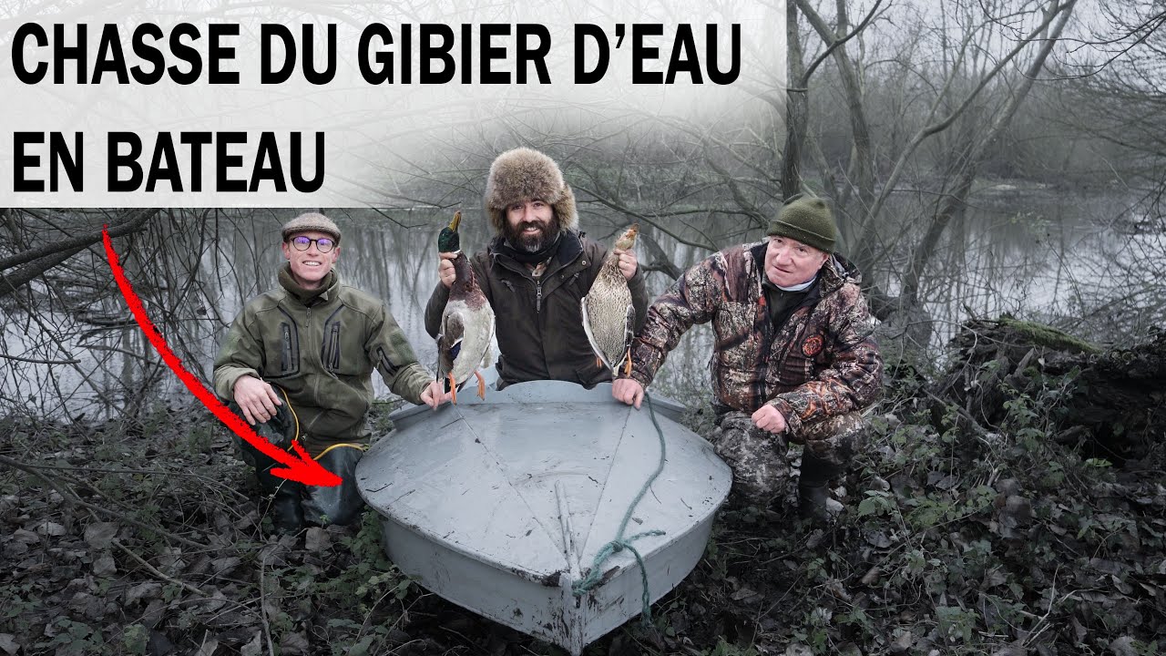 CHASSE DU GIBIER D'EAU EN BATEAU