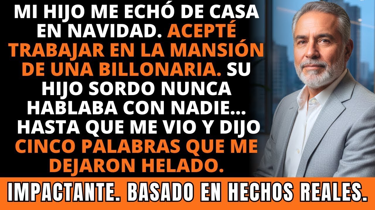 Mi Hijo Me Echó de Casa en Navidad. Sin Tener Dónde Ir, Acepté un Trabajo… y Todo Cambió. IMPACTANTE