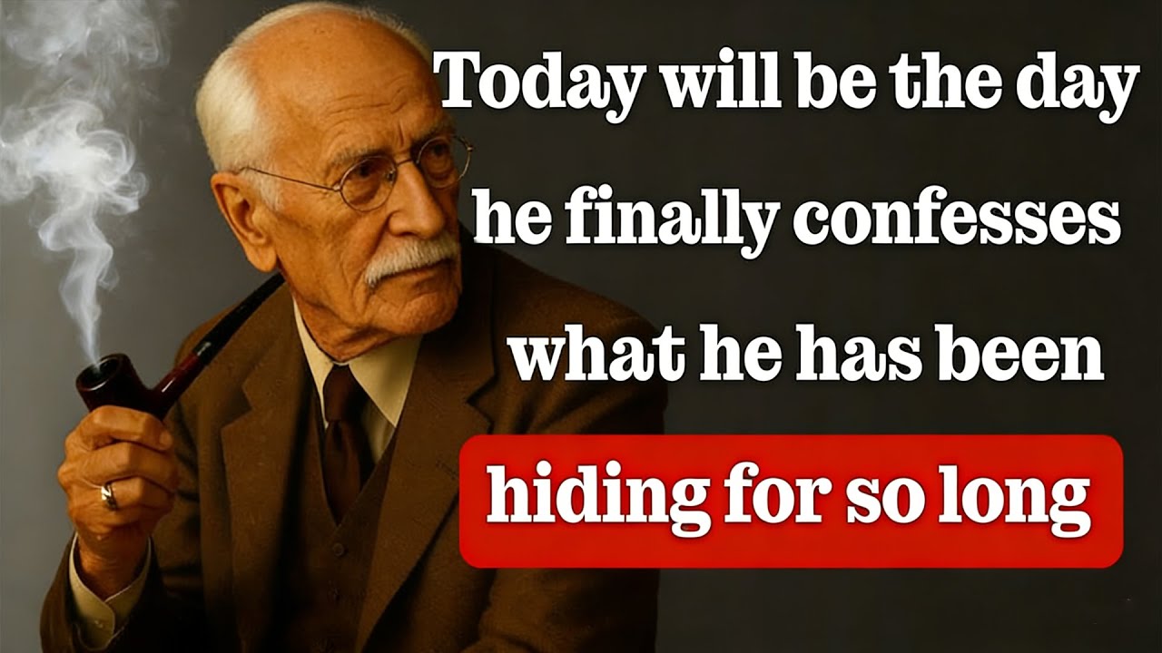Today will be the day he confesses to you what he has kept silent about for so long| Carl Jung
