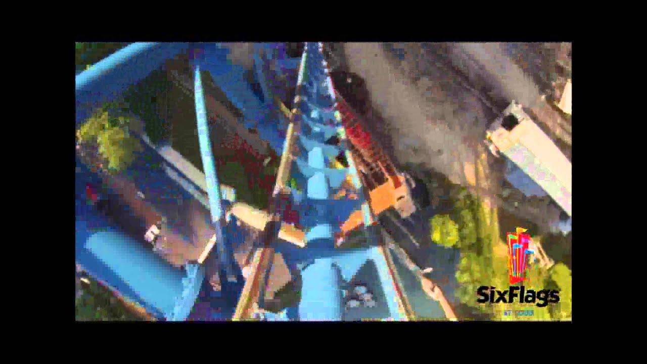 Six Flags St. Louis MR FREEZE Reverse Blast POV