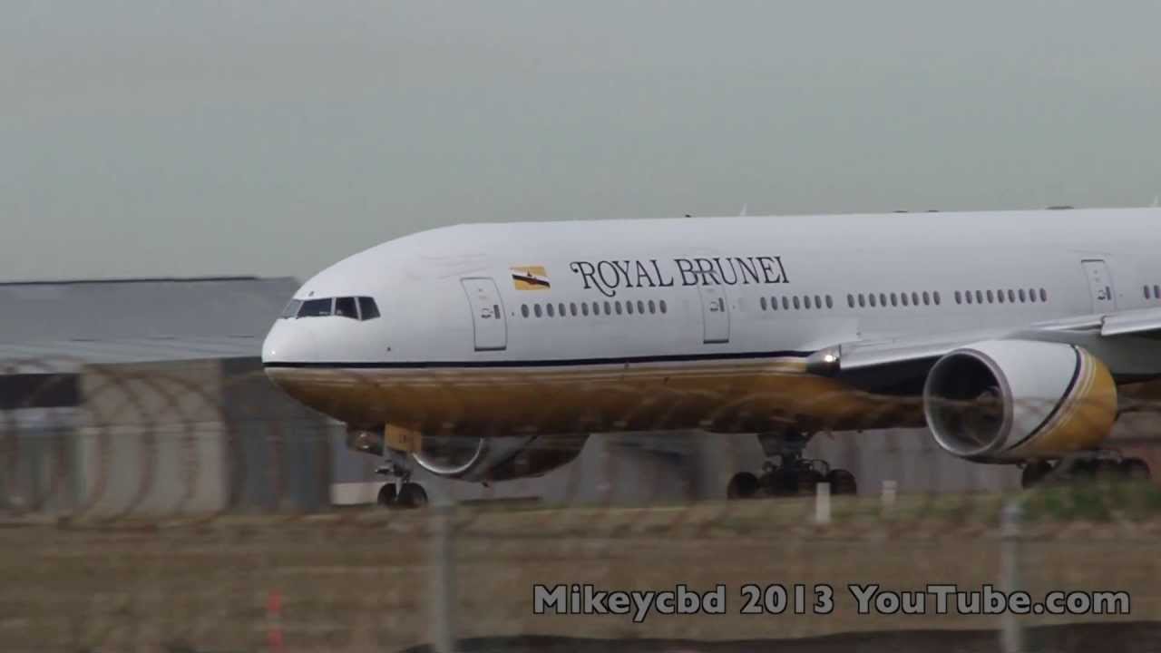 Royal Brunei BANDAR SERI BEGAWAN 1215pm take off ATC Audio