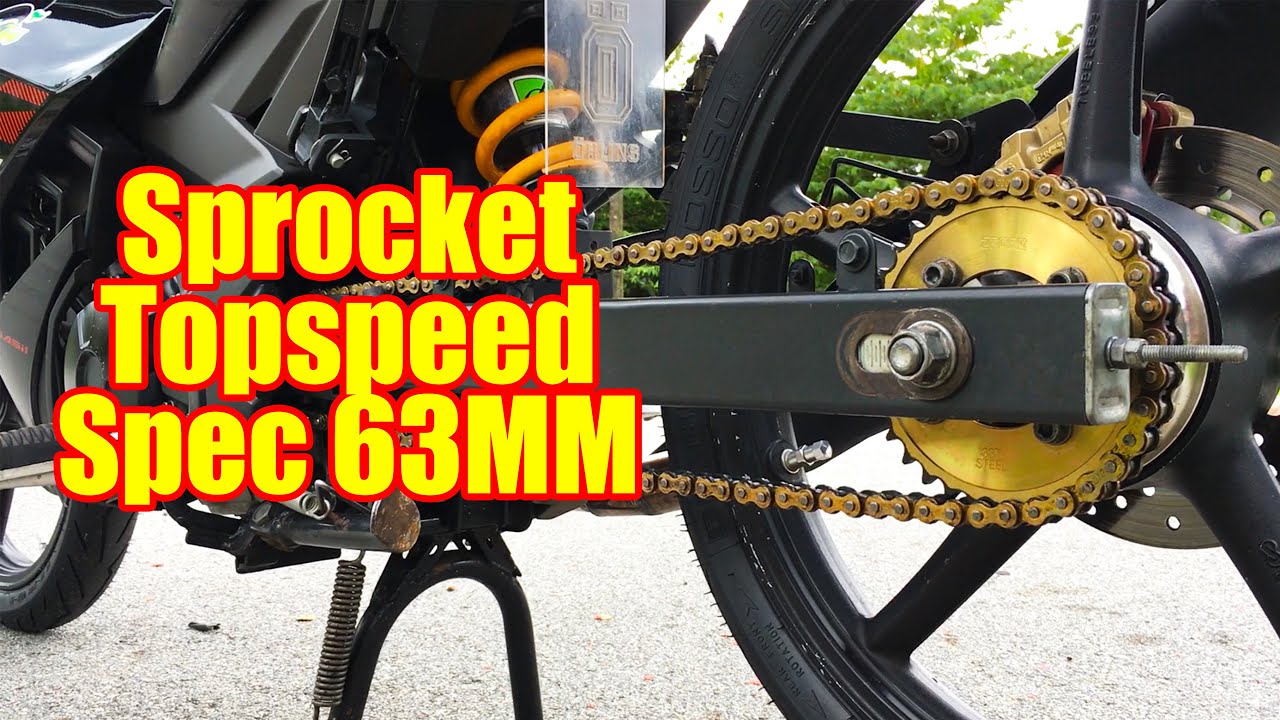 SETTING SPROCKET Y15ZR SPEC 63MM RAFIX MOTOR | METER VS GPS |
