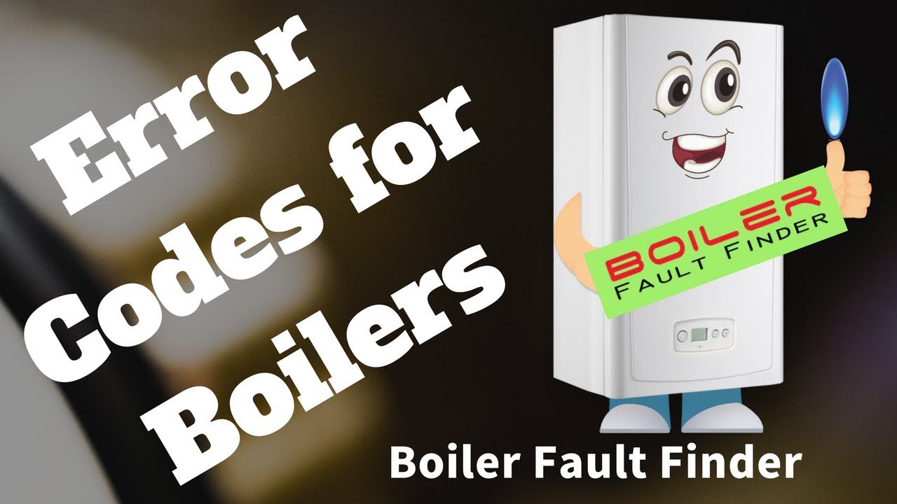 Boiler Fault Finder - error codes for boilers