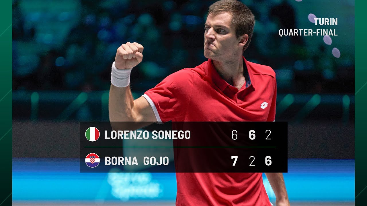 Gojo vs Sonego |  CROATIA vs ITALIA | Quarter-Final Match 1 Highlights