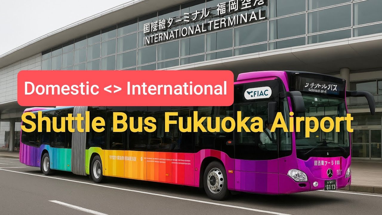 Fukuoka Airport Shuttle Bus Domestic to International Terminal