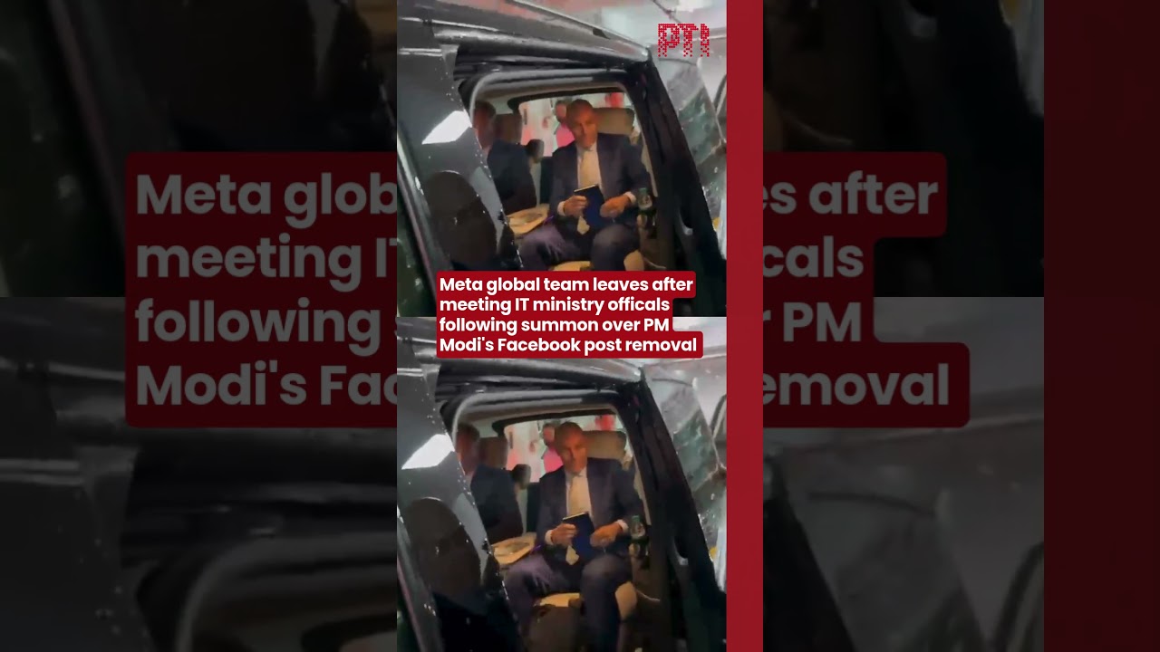 Meta global team leaves after meeting IT ministry officals over PM Modi's Facebook post removal