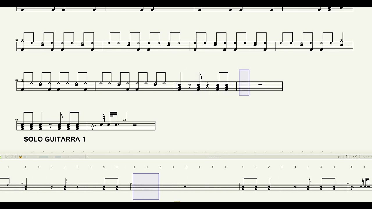 Partitura batería - Corazón espinado (Maná)