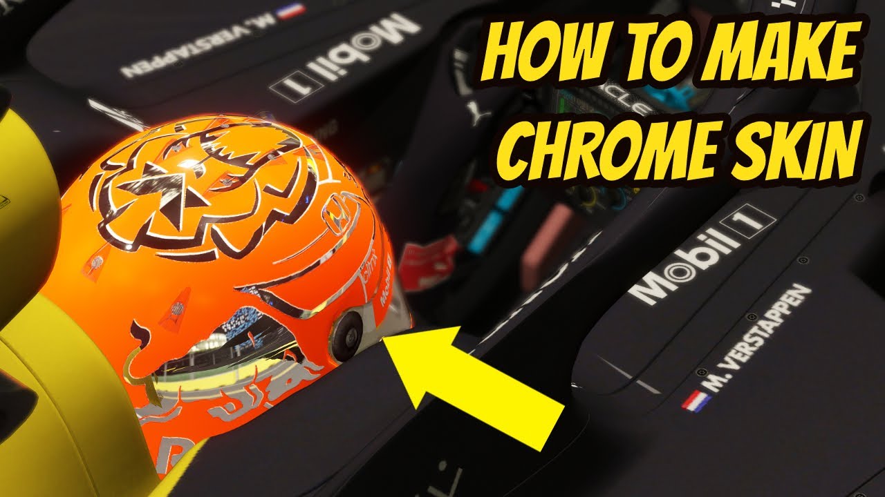 How to make chrome skins for Assetto Corsa