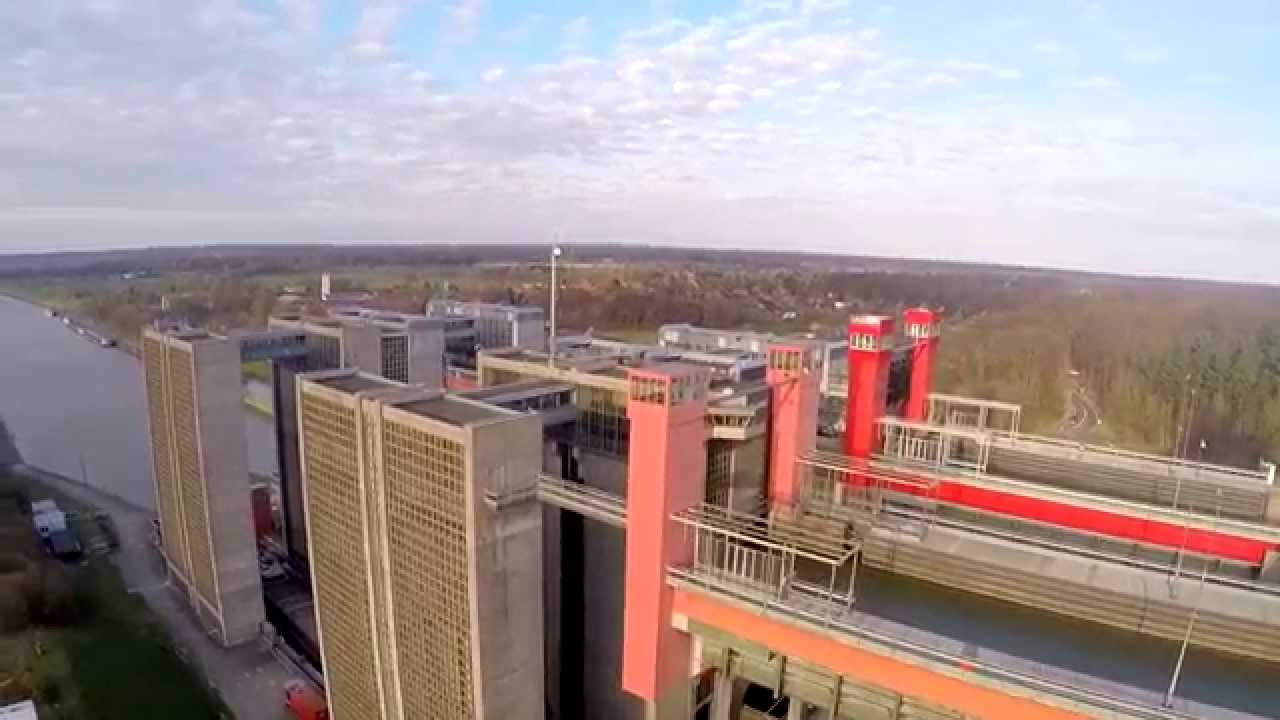Drohnenflug Schiffshebewerk Scharnebeck