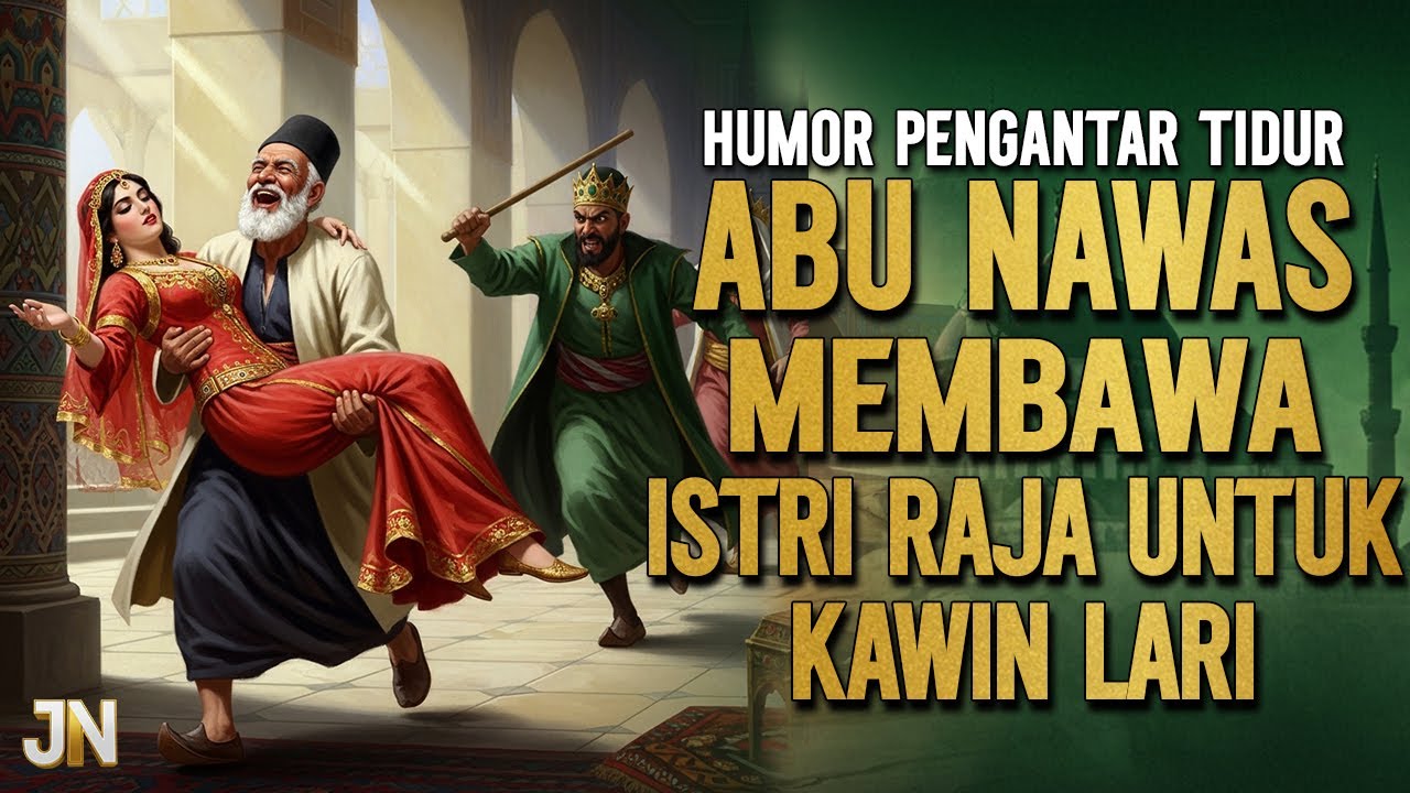 ABU NAWAS KAWIN LARI DENGAN ISTRI RAJA || CERITA LUCU PENGANTAR TIDUR