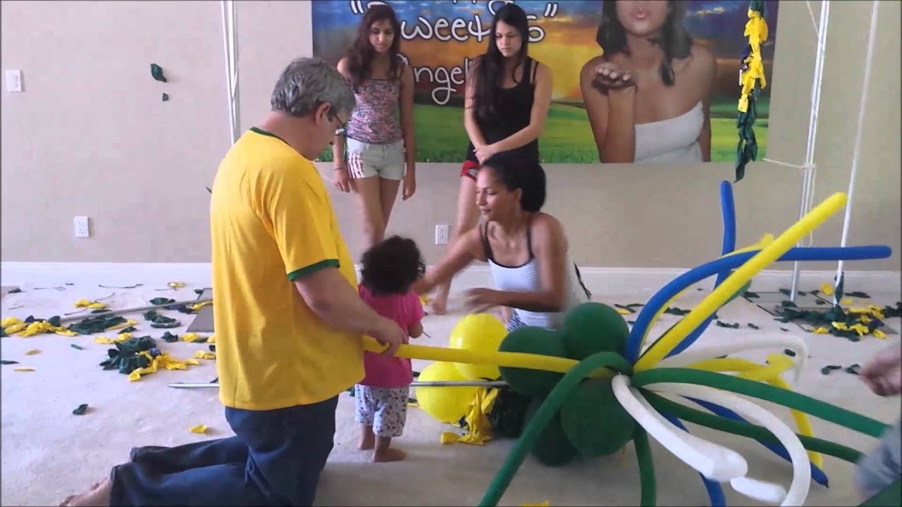 Balloon popping March 30, 2014