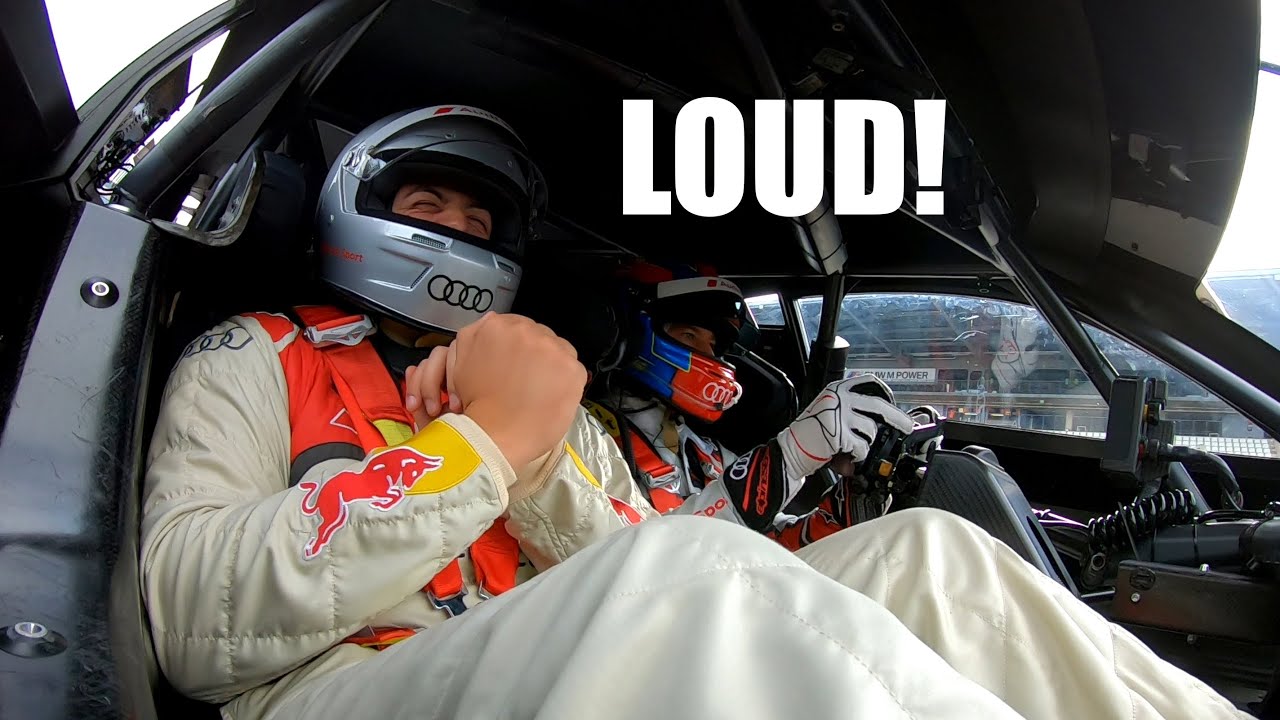 THE BEST WAY TO LOSE HEARING! | DTM AUDI RS5 RIDE