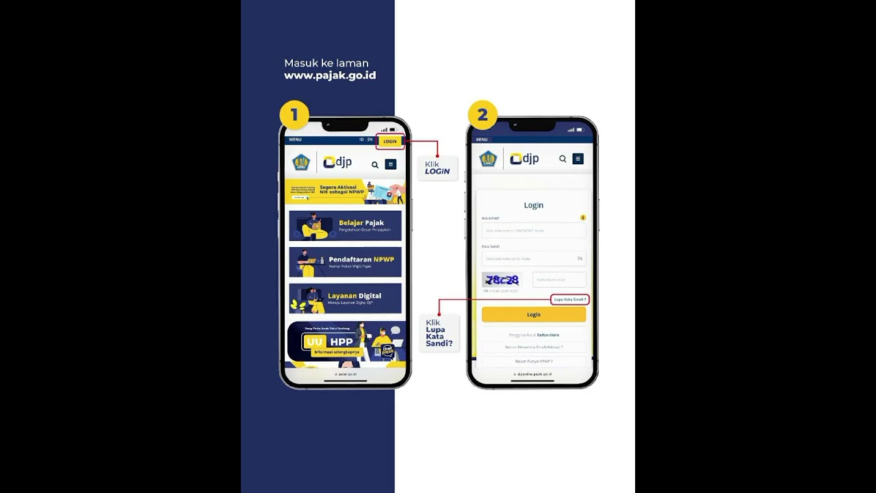 LUPA KATA SANDI SAAT LOGIN DJP ONLINE?